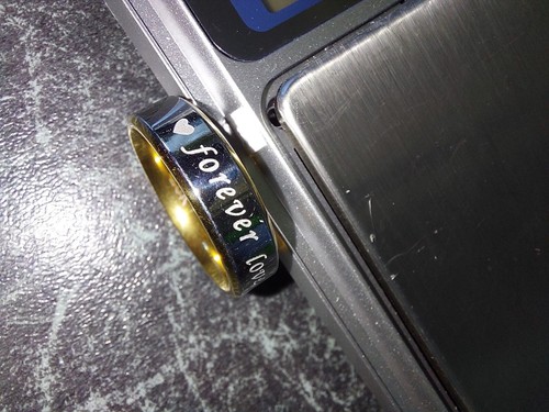 Anello unisex marcato interno