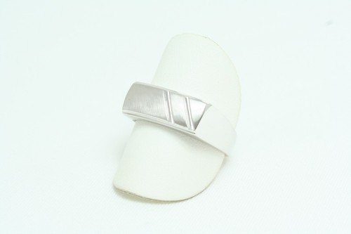 Anello uomo oro bianco - in,