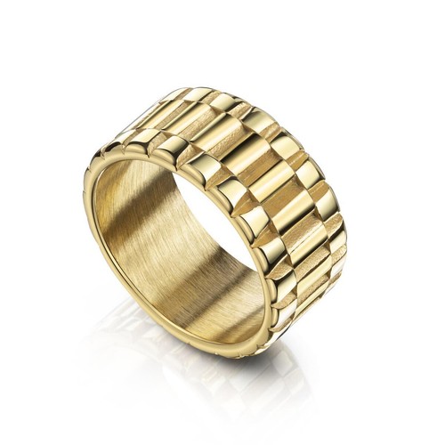 Anello uomo placcato oro - da,