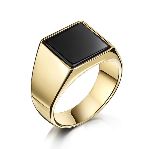Anello uomo placcato oro - uomo,