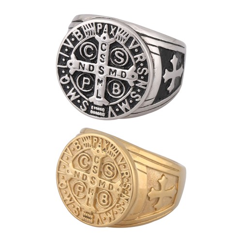 Anello uomo acciaio inox oro - uomo,