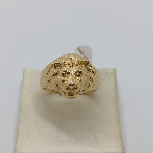 Anello uomo testa leone - da,