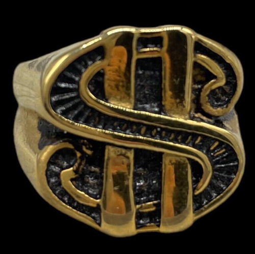 Anello color oro - , uomo