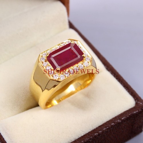 Anello con gemma rubino - gemma, di