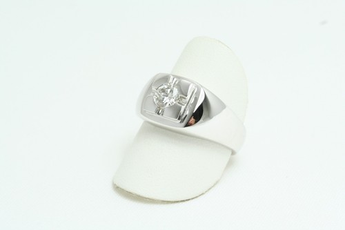 Anello solitario uomo in - da,