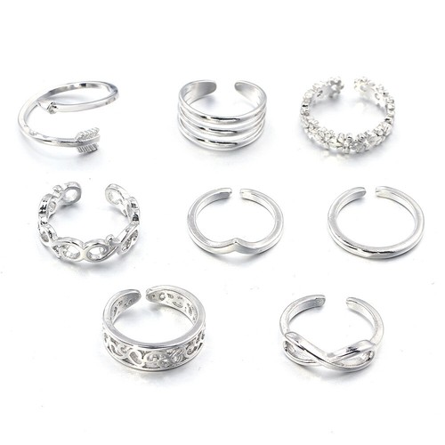 8pcs anelli piedi spiaggia - 8pcs,