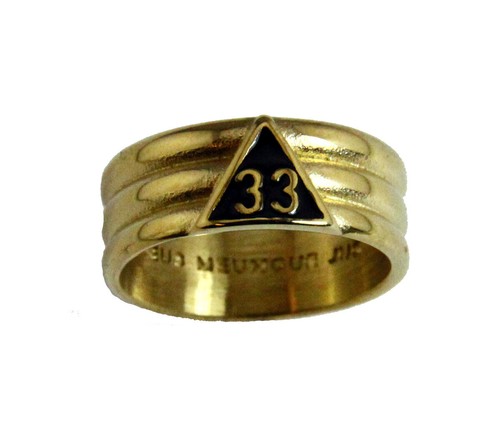 Anello t145 rito scozzese - t145, 33°