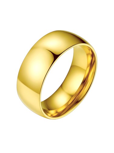 Anello uomo oro - anello, giallo