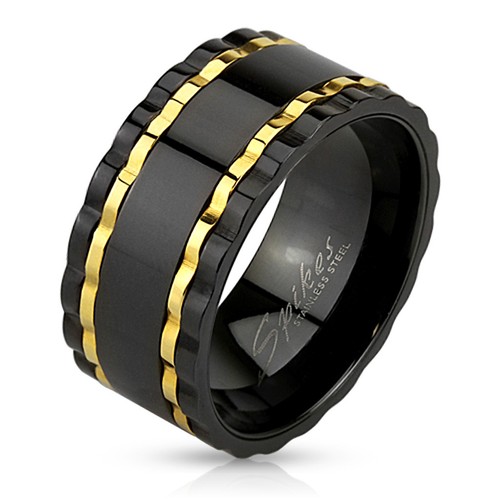 Anello per uomo acciaio - uomo,
